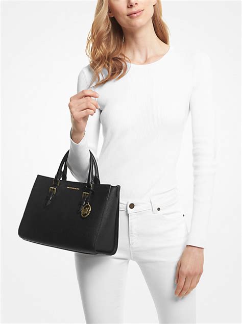 moxlet satchel michael kors|Charlotte Medium Saffiano Leather 2.